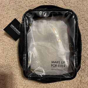 NWT Makeup‎ for Ever Women's Professional Cosmetic Case Make Up Pouch Bag Black
